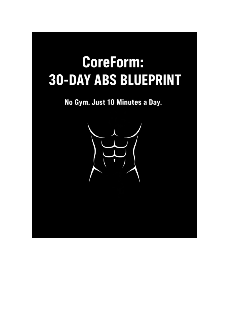 CoreForm: 30-Day Abs Training Blueprint
